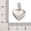 304 Stainless Steel Pendants STAS-P278-01M-P-1-3