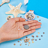 150Pcs 3 Styles Natural Akoya Shell Flat Round Charms BSHE-TA0001-09-5