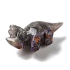 Natural Fluorite Carved Healing Rhinoceros Figurines DJEW-P016-01C-3
