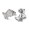 Non-Tarnish 304 Stainless Steel Stud Earrings X-EJEW-B022-06P-2