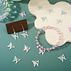 20Pcs 4 Colors Alloy Enamel Pendants ENAM-TA0003-29S-8