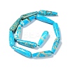 Dyed Natural Imperial Jasper Beads Strands G-G0001-C01-01-3