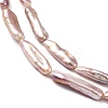 Natural Baroque Keshi Pearl Beads Strands PEAR-B004-04B-02A-3