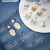 20Pcs Brass Clip-on Earring Findings KK-BBC0004-83-4