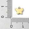 304 Stainless Steel Black Enamel Charms STAS-L022-439G-01-3