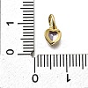 Brass Micro Pave Cubic Zirconia Charms KK-P295-14G-03-3