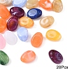 20Pcs Oval Imitation Gemstone Acrylic Beads OACR-YW0002-48-1
