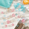 16Pcs 4 Styles Cornerless Cube & Round Silicone Knitting Needle Stoppers DIY-GO0001-91-3