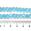 Imitation Jade Glass Beads Stands EGLA-A035-J6mm-B04-5
