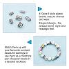 410Pcs 6 style  CCB Plastic Beads CCB-PH0001-17-6