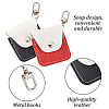 4Pcs 2 Colors PU Imitation Leather Coin Bags AJEW-GL0002-51-3