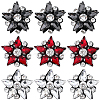 9pcs 3 colors Star Appliques PATC-GF0001-40-1