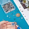 100Pcs Flat Round 304 Stainless Steel Ear Stud Components STAS-UN0053-60-4