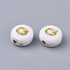 Plating Acrylic Beads PACR-R242-01Q-2