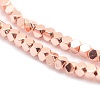 Electroplate Non-magnetic Synthetic Hematite Beads Strands G-L485-10A-RG-2