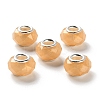 Pearlized Resin European Beads RESI-M001-01C-1