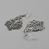 3 Pair 3 Style Tibetan Style Alloy Geometry Dangle Earrings for Women EJEW-WH0047-70C-2