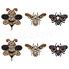 6Pcs 3 Styles Rhinestone Applqiues PATC-MA0001-13-1
