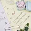 DIY Blank Dome Links Bracelet Making Kits DIY-DC0002-48-5