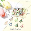 40Pcs 8 Styles Christmas Theme Alloy Pendant FIND-CJ0002-32-9