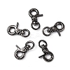 Zinc Alloy Swivel Lobster Claw Clasps PALLOY-WH0006-02A-5
