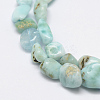 Natural Larimar Beads Strands X-G-F521-35-3