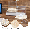 Acrylic Baseball Display Cases with Wooden Base ODIS-WH0081-16-4