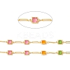 Handmade Brass Oval & Square Link Chain CHC-E025-42G-2