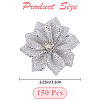 Polyester Rhinestones Flower for Ornament Appliques DIY Wedding FIND-WH20001-76C-2