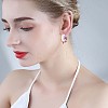 Shell Pearl with Acrylic Butterfly Stud Earrings JE973A-7