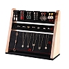 Wooden Earrings Rings Necklace Display Racks PW-WGFC01C-02-1