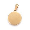 304 Stainless Steel Pendants STAS-P211-20G-2