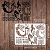 Large Plastic Reusable Drawing Painting Stencils Templates DIY-WH0202-210-2
