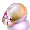 Electroplate Glass Charms GLAA-P049-C07-3
