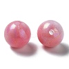 Two Tone Opaque Acrylic Beads SACR-P024-01B-W06-2