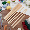 12Pcs Wood Craft Sticks AJEW-BC0010-05B-4