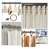 40Pcs Round Ring Iron Hook Hangers Curtain FIND-SP0003-46B-AB-5