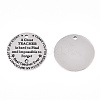 Non-Tarnish 201 Stainless Steel Pendants STAS-T064-38P-2-1