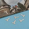 304 Stainless Steel Letter Charms STAS-O072-T-5