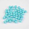 Faceted Colorful Eco-Friendly Poly Styrene Acrylic Round Beads SACR-K001-8mm-62-1