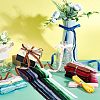 60 Yards Single Face Velvet Ribbon OCOR-WH0071-02-3