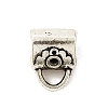 Tibetan Style Alloy Tube Bails Rhinestone Settings TIBE-L008-24AS-1