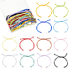 36Pcs 12 Colors Nylon Cord Bracelets Making AJEW-UN00028-1