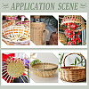 Flat Natural Bamboo Wicker Strips DIY-WH0591-586-5