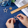 2Pcs 2 Colors Alloy Rhinestone Lapel Pin Brooches JEWB-FG0001-81-3