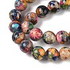 Dyed Natural Regalite/Imperial Jasper/Sea Sediment Jasper Beads Strands G-B124-C01-19-2