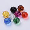 Transparent Acrylic Beads TACR-Q254-8mm-V-1