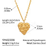 Sweet Design 304 Stainless Steel Heart Pendant Necklaces DY4160-6-1