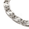 304 Stainless Steel Lumachina Chain Bracelets LS-BJEW-C079-01C-P-2