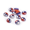 Opaque Glass Cabochons X-GGLA-S038-12F-8mm-1